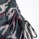 Calções femininos com padrão camuflado 9