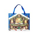 Calendar Advent de Crăciun cu brățări, mărgele și numere Lanț de bază 16/17/18/19/20 cm Aliaj Casă de Crăciun și figurine de Crăciun 1