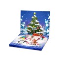 Calendario de adviento navideño con joyas de plata Cadena básica 16/17/18/19/20 cm Aleación Calendario de adviento Árbol de Navidad y figuritas 1