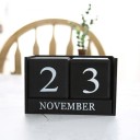 Calendario de cubos de madera 6
