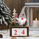 Calendario navideño hecho con cubos 4