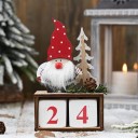 Calendario navideño hecho con cubos 5