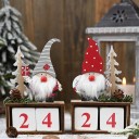 Calendario navideño hecho con cubos 2