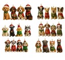 Calendrier de l'Avent de Noël 26 x 18 x 3 cm Pendentifs en acrylique Décorations de Noël pour chiens Calendrier de l'Avent avec décorations suspendues 2