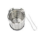 Calentador de gas turístico 120 x 147 mm Acero Inoxidable Calentador portátil de camping para cartucho de gas Calefacción al aire libre 3