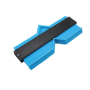Calibru de contur pentru profil 25 x 3 cm Contur precis al formelor Șablon pentru conturarea marginilor formelor Unelte pentru meșteri și amatori 6