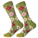 Calze da donna con fiori 5