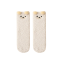 Calze invernali per bambini unisex 0–5 anni Calze riscaldate con pelliccia Calze monocolore con motivi di animali Cotone poliestere 8