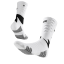 Calze sportive antiscivolo unisex comode traspiranti elastiche fino alla metà del polpaccio corsa calcio allenamento 4