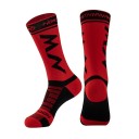 Calze sportive outdoor da corsa, calcio e ciclismo unisex alte fino al ginocchio, traspiranti ed elastiche per l'allenamento 9