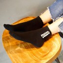 Calzini alla caviglia da donna con perle A670 4