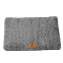 Cama ortopédica de espuma para perros de hasta 45 kg 105 x 65 cm Cama impermeable con funda lavable de piel sintética y base 4