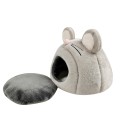 Cama para pequenos roedores com orelhas 3