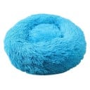 Cama para perros de microfelpa en forma de donut Ø40 cm Cama redonda suave con pelo largo Cama anti-ansiedad transpirable y lavable Cama 4