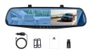 Cámara de grabación frontal del coche en el espejo retrovisor 4