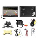 Cámara de marcha atrás con monitor LCD de 7 pulgadas Para coches particulares y vehículos comerciales Visión nocturna de 15 m Ángulo de visión 2