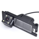 Câmara de marcha-atrás para Opel Astra com visão nocturna e iluminação LED. Construção à prova de água. Sensor CCD. Formato PAL e NTSC. Cabo de vídeo 1