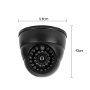Câmara de segurança falsa CCD com LED vermelho a piscar Simulação de sistema de câmaras Anti-roubo Casa Escritório Segurança 5