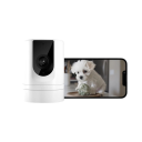 Câmara de segurança WiFi Full HD 1080P 2 MP 2 mm lente plástico branco 5V alimentação para monitorização interior de casa 3