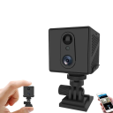 Cámara de seguridad WiFi 5MP 150° gran angular 2 mm visión nocturna infrarroja plástico negro para monitoreo interior y exterior 3