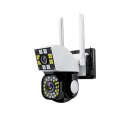 Cámara de seguridad WiFi inalámbrica 1080P lente de 2 MP 3,6 mm cámara exterior a prueba de agua en blanco y negro para vigilancia de la casa y la propiedad 3