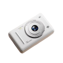 Câmara digital 4K 51,4 MP CCD 18–55 mm Zoom óptico 7,1–16x Flash duplo Câmara retro à prova de água com autofoco e estabilização 10