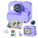 Câmara fotográfica infantil 1080p com efeito térmico 84MP, impressão instantânea e armazenamento em cartão SD para fotografia criativa de crianças 1
