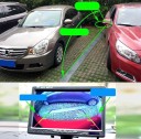 Cámara para coche con objetivo ojo de pez Ángulo de visión 175° Montaje en la parte delantera, trasera o lateral del vehículo Sensor CCD 520 TVL 4