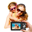 Câmara portátil 44 MP 9,8 × 5,8 cm 1080P HD 16× zoom Focalização fixa CMOS Estabilização de imagem com microfone 2