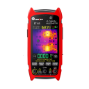 Cámara térmica 2v1 y multímetro digital 25 Hz 240x240 píxeles Rango -20 a 550°C Precisión ±2°C Pantalla de 2,8" Conexión USB-C Batería 18650 3