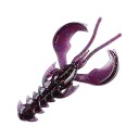 Camarones de goma 6,5 cm 1,36 g Paquete de 10 unidades Cebos blandos con sal y destellos Para la pesca de depredadores en el fondo 11