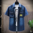 Cămașă din denim pentru bărbați F562 2