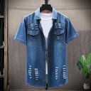 Cămașă din denim pentru bărbați F775 4