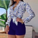 Cămașă și pantaloni scurți pentru femei B1272 6