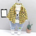 Cămașă, tricou și pantaloni pentru băieți L1727 6