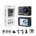 Caméra d'action numérique 4K avec WiFi 2.4G Boîtier étanche jusqu'à 30 m Objectif grand angle Caméra sportive Tournage en extérieur Voyage 2