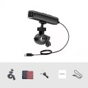 Cameră de motocicletă Luvin V8 dash cam 1440P 2K videoregistrator WiFi aplicație rezistentă la apă viziune nocturnă 75,1 x 36 x 22,8 mm negru pentru motocicletă 2