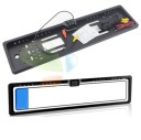 Caméra de recul LED avec cadre de plaque d'immatriculation B428 4