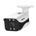 Caméra de sécurité IP extérieure PoE 4MP avec vision nocturne et microphone, objectif 2,8 mm, boîtier métallique IP67, H.265, blanche, pour maison 1