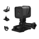 Cameră mini sport 1080P HD WiFi hotspot și rezistentă la apă 37,8 x 33,3 x 32,6 mm 120° obiectiv cu unghi larg neagră înregistrator pentru motocicletă și bicicletă 2