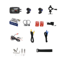 Cameră moto duală 1080P DVR cu WiFi și GPS, videorecorder rezistent la apă, obiective rotative de 150 de grade, negru pentru motocicletă 2