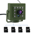 Caméra nichoir WiFi avec vision nocturne 2MP 1920P IR-CUT Audio Mini caméra IP avec prise en charge de carte SD, détection de mouvement et contrôle 9
