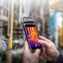 Caméra thermique P1 infrarouge USB-C avec une résolution de 320x240 X³IR pour iPhone 15 16 17 et téléphones Android grise pour la mesure de température et l'inspection 7