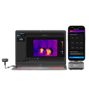 Caméra thermique P1 infrarouge USB-C avec une résolution de 320x240 X³IR pour iPhone 15 16 17 et téléphones Android grise pour la mesure de température et l'inspection 5