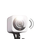 Caméra WiFi de sécurité avec détection de personnes 2 MP objectif 2 mm plastique rotative 360° surveillance intérieure 4