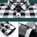 Camicia a quadri da uomo F504 1