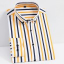 Camicia a righe da uomo F484 2