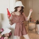 Camicia, canotta e pantaloni corti da donna 2