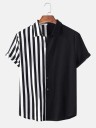 Camicia da uomo a maniche corte F582 1