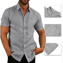 Camicia da uomo a maniche corte F836 1